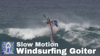 Windsurfing Goiter  Slow Motion [upl. by Elbam]