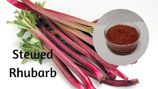 Quick and Easy Stewed Rhubarb [upl. by Iney]