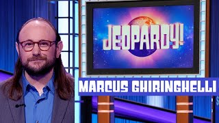 Who is MARCUS GHIRINGHELLI from Jeopardy CONTESTANT PROFILE amp LIFE EXPLAINED [upl. by Morgana]