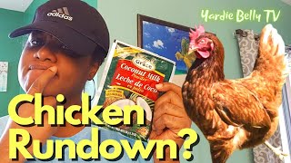 JAMAICAN RUNDOWN WITH CHICKEN RECIPE  CHICKEN STEWED IN COCONUT MILK [upl. by Convery451]