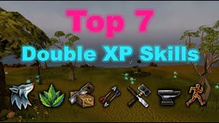 Top 7 Double XP Weekend Skills to Train 2019 RuneScape 3 [upl. by Ky]