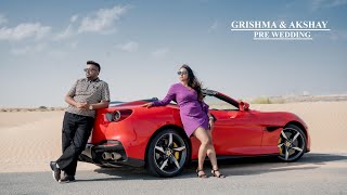 Grishma amp Akshay  pre wedding  viyafilms  Dubai [upl. by Alinna]