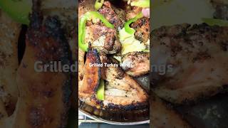 Grilled smoked turkey wings smoketurkeywings [upl. by Oman281]