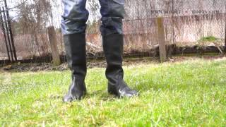 East German NVA leather jack boots [upl. by Ihsar506]