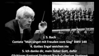 J S Bach  Cantata quotMan singet mit Freuden vom Siegquot BWV 149 23 [upl. by Dnama321]