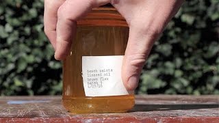 Making linseed oil a process [upl. by Einnob]