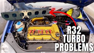 Common R32 Turbo Problem  Warped SPA Turbo Exhaust Manifold [upl. by Balf480]