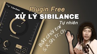 Plugin Free TDeEsser Xử lý chói sibilance từ giọng hát rất Tự nhiên [upl. by Nazay]