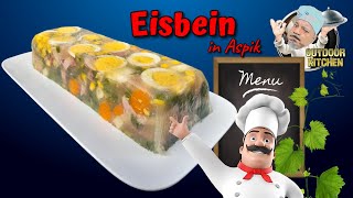 Eisbein in Aspik Malerische Sülze selber machen mit diesem Rezept [upl. by Tait]