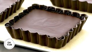 How to Make Individual Chocolate Ganache Tarts [upl. by Eimma]