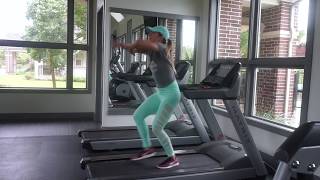 Treadmill Dance My Version of Carson Deans Uptown Funk Treadmill Routine [upl. by Rosenwald]