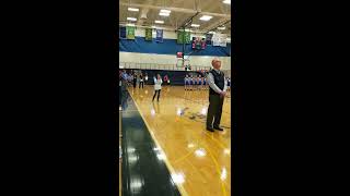 Maya Post National Anthem 2016 City County AllStar Basketball Game [upl. by Asille482]