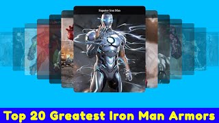 Greatest Iron Man Armors [upl. by Iadrahs]