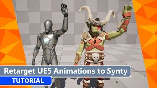 How to Retarget Animations to Synty Characters in Unreal 5 [upl. by Lekym648]