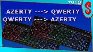 Passer de AZERTY à QWERTY Rapidement  tuto windows [upl. by Kiki]