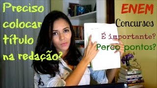 REDAÇÃO Preciso colocar título Ele é importante  Canal Inteligente [upl. by Netnerb981]