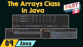 Arrays Java Tutorial [upl. by Hannon]