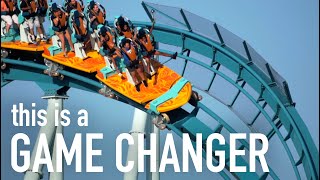 Pipeline The Surf Coaster Review  SeaWorld Orlandos One of a Kind NextGen Stand Up Coaster [upl. by Pampuch]