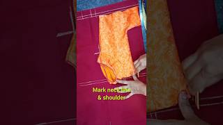 Blouse back neck cuttingstitching కష్టాలు 😥cuttingandstitching fashionsewinghacks [upl. by Araf460]