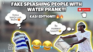 FAKE SPLASHING PEOPLE WITH WATER PRANK Kasi Edition”MUST WATCH”😱😱😱 [upl. by Durgy211]