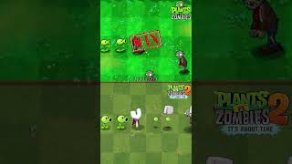 Pvz vs Pvz 2  Two Peashooter amp Magnet Shroom Plant Vs Two Bucket Head Zombie shorts [upl. by Crooks655]