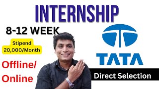 Tata Bulk Internship Official Announcement  BEBTECHMCAMBACA Can Apply  Summer Winter Hiring [upl. by Holtorf9]