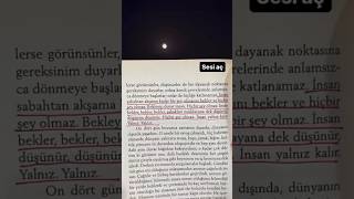 Bekleyip durur insan… insan bekler bekleyen kitap edebiyat yalnızlık düşünmek [upl. by Arenat]