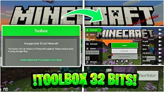 💚 TOOLBOX 32 BITS Solución Minecraft Bedrock quotUnsopported 32 bitsquot Review [upl. by Heinrich]