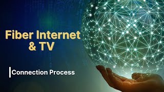 Fiber Internet connection process  How fiber Internet IPTV reaches our home [upl. by Eleahcim]