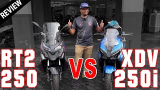 RT2 250 vs XDV 250i  Mana lebih POWER [upl. by Assili]