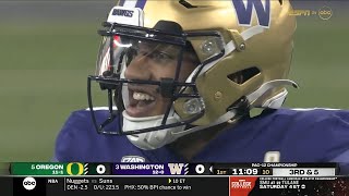 5 Oregon vs 3 Washington College Football Game Highlights 2023 [upl. by Algie786]