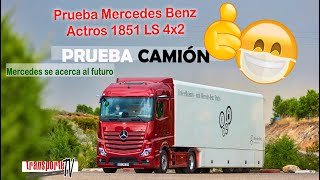 Prueba Mercedes Actros 1851 LS 4x2 [upl. by Cassy50]