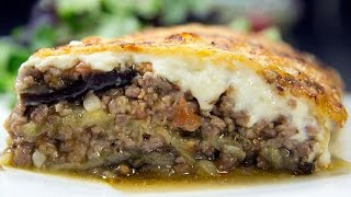 Moussaka traditionnelle faite maison  cest facile et délicieux [upl. by Nnalatsyrc]