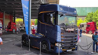 4k  Limited Edition  Scania S770 HP quotFrostfirequot 11 V8 Power  Sound [upl. by Peterec]