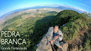 Como é a trilha da PEDRA BRANCA na Grande Florianópolis 490m  TRILHA 019 [upl. by Hoenack]