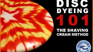 Disc Dyeing 101 The Shaving Cream Method [upl. by Vic319]