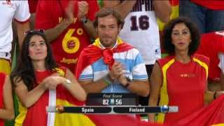 Highlights SpainFinland EuroBasket 2013 [upl. by Sonni396]