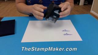 Different Types of Rubber Stamps PreInked SelfInking Wood Handle [upl. by Euv]