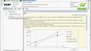 Set range of a HART® device using PACTware® and Generic HART DTM 53 [upl. by Gagnon]