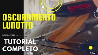 Tutorial completo oscuramento vetri lunotto posteriore con pellicola oscurante non pretagliata [upl. by Edobalo]