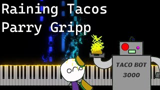 Raining Tacos  Parry Gripp amp BooneBum Piano Tutorial NivekPiano [upl. by Helas]