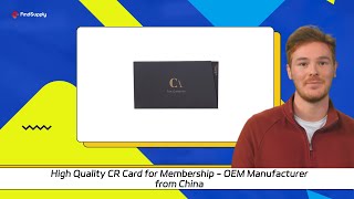 High Quality CR Card for Membership  OEM Manufacturer from China [upl. by Idelle497]