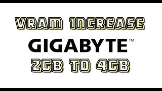 How to increase VRAM Gigabyte BIOS [upl. by Halueb]