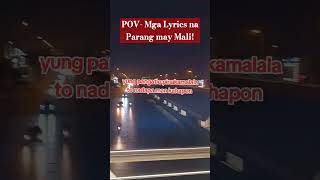 POV LYRICS NA PARANG MAY MALI lyrics mali shorts short [upl. by Melvena729]