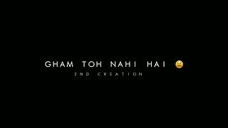 Mehfil Mein Teri Hum Na Rahe Jo Song StatusBlack Screen Status2ndcreation1000k [upl. by Alekin651]