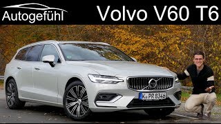 Volvo V60 T6 Inscription FULL REVIEW 2019  Autogefühl [upl. by Naasar]