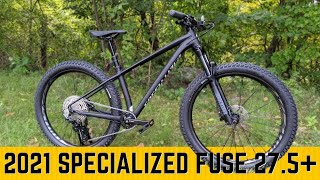 Best Place To Start  2021 Specialized Fuse 275 Aggressive Hardtail Mountain Bike Review and Weight [upl. by Odama308]