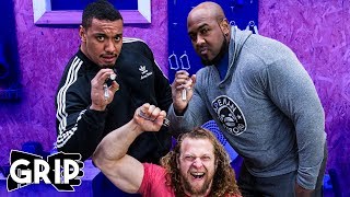 Larry Wheels and BTC Fight the Grip Reaper  Grip Gauntlet [upl. by Ymot]