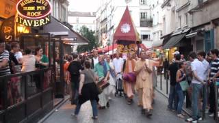 Chanting Hare Krishna in Paris [upl. by Idahs]