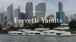 The Ferretti Group wows at the Sydney International Boat Show 2024  Boulevard luxury [upl. by Sacram949]